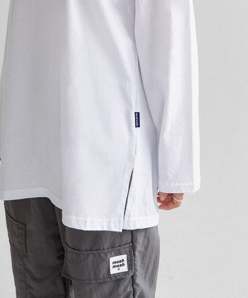 tシャツ A'GEM/9 × .kom「muah muah/ムーアムーア」LAYERED LONG