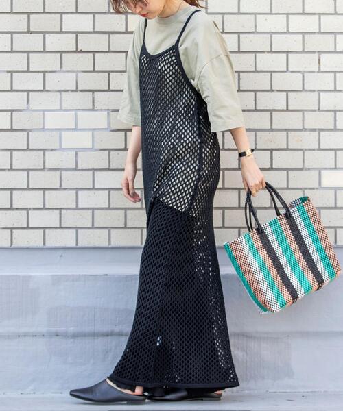 ワンピース Coen By Sizu メッシュワンピース メロウ5分袖tシャツ2セット Zozotown Paypayモール店 通販 Paypayモール