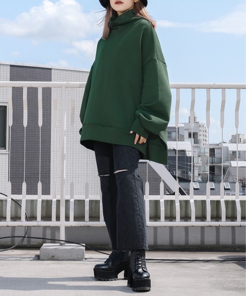 Ellno Loset スウェット モンスターハイネックスウェット