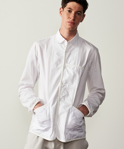 シャツ QUILT POCKET LONG SLEEVE SHIRT MENS / キルトポケット ロング 