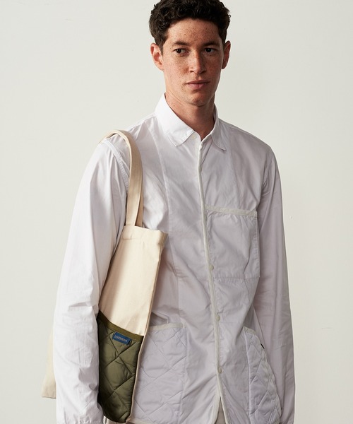 シャツ QUILT POCKET LONG SLEEVE SHIRT MENS / キルトポケット ロング 