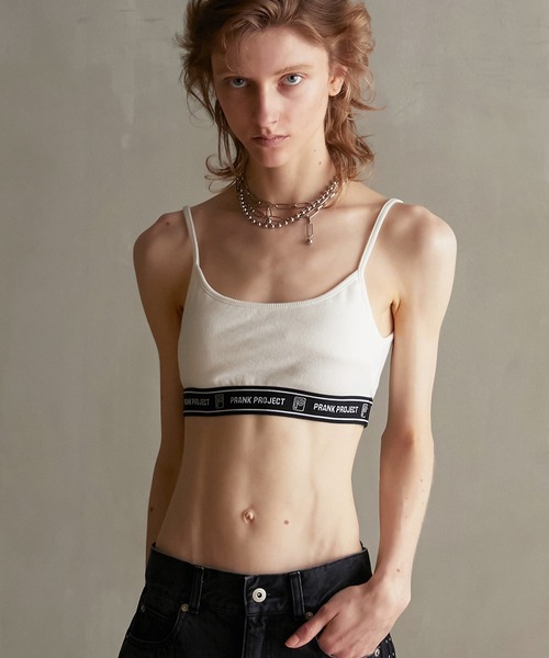 新品【 VETEMENTS 】logo band bra top ブラトップ vetements-logo-band-sports-bra