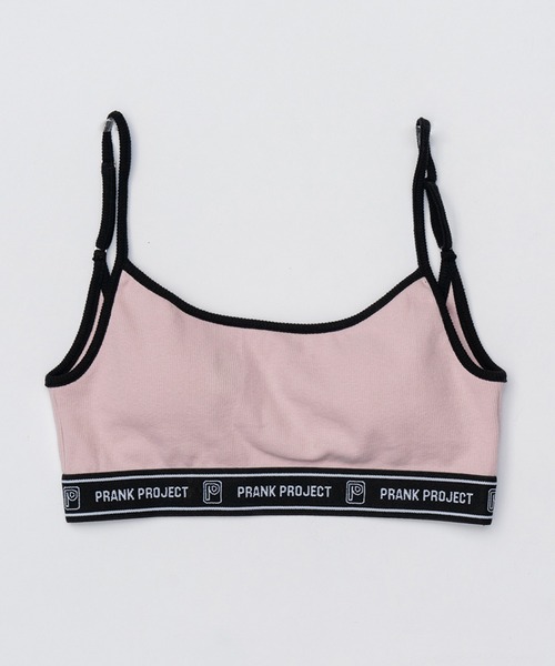 【美品！】PRANKPROJECTロゴバンドクロップドTEE PRANK PROJECT（プランクプロジェクト） ブラジャー 「Pre-Order」ロゴ