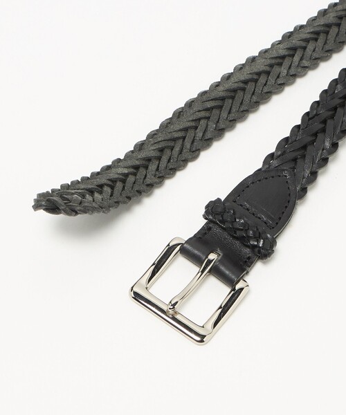 ＜BEORMA＞  28mm/メッシュベルト　34inch ブラック BEORMA（ベオーマ）28mm BASKET WEAVE PLAITED BELT（28mm