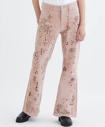 MASU フレアスラックス スウェットパンツ 別注 MASU スラックス 「MASU/エムエーエスユー」GALAXY-CUT LEATHER