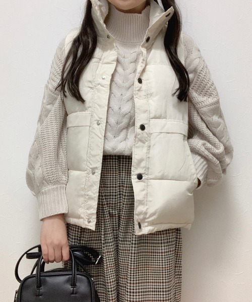 Cham. ベスト ジレ ダウンライクベスト レディース : ZOZOTOWN