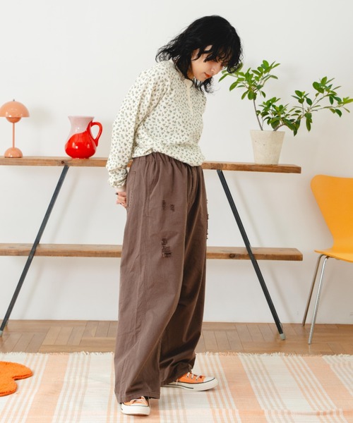 eLur tシャツ 「eLur」フラワーサーマルロンT レディース