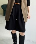 スラックス パンツ ゆるっと上品。大人映えする...の詳細画像2