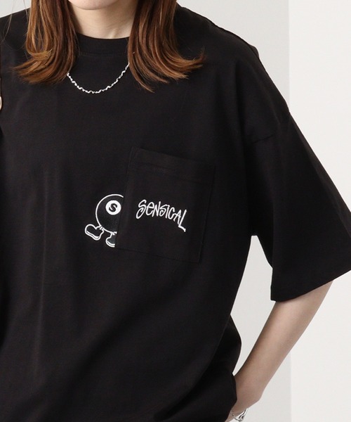 FUNALIVE（ファンアライブ） tシャツ オーバーサイズ ポケ付き刺繍