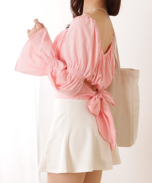 Lace Ladies（レースレディース） ブラウス シャツ スクエアネック