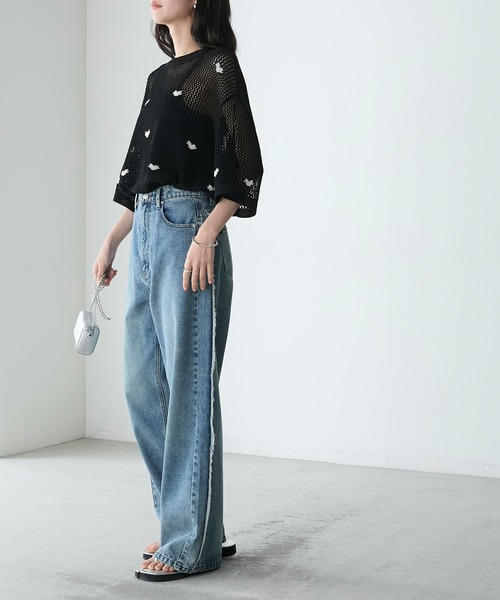 フォクシー　サマーニット フォクシーニューヨーク collection サマーニット 紺 ネイビー