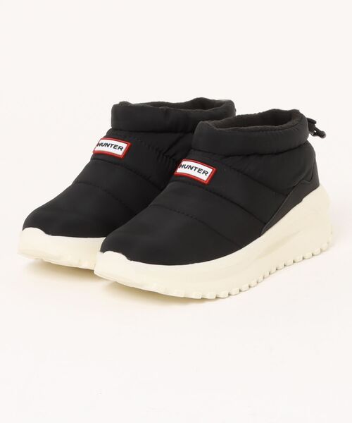 新品✨HUNTERユニセックス パフド トラベル フロー トレーナー ブラック HUNTER（ハンター） ユニセックス パフド トラベル フロー トレーナー