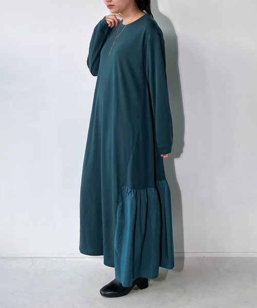 AS KNOW ワンピース ポンチ裾切り替えワンピ―ス : ZOZOTOWN Yahoo!店 