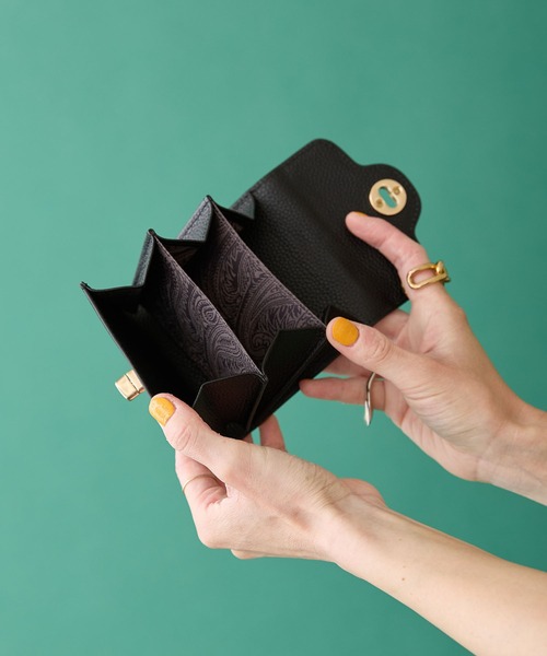 Hashibami 財布 「HASHIBAMI」ひねり金具ハーフウォレット