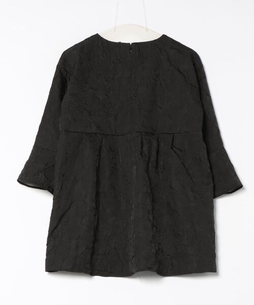 ブラウス シャツ ホイップネック ジャガード チュニック ブラウス HUIT レディース HUIT bouquet ブラウス シャツ ホイップネック ジャガード