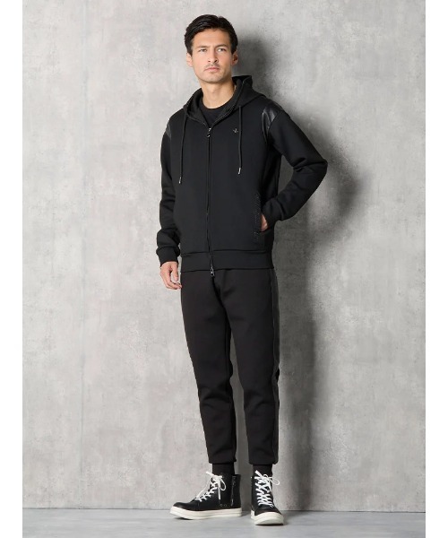 1PIU1UGUALE3 RELAX パンツ 「1PIU1UGUALE3 RELAX」LEATHER LINE PUNCH