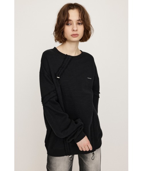 トレーナー スウェット ドローストリングスウェットトップス レディース SLY トレーナー スウェット DRAWSTRING SW TOPS ドロー