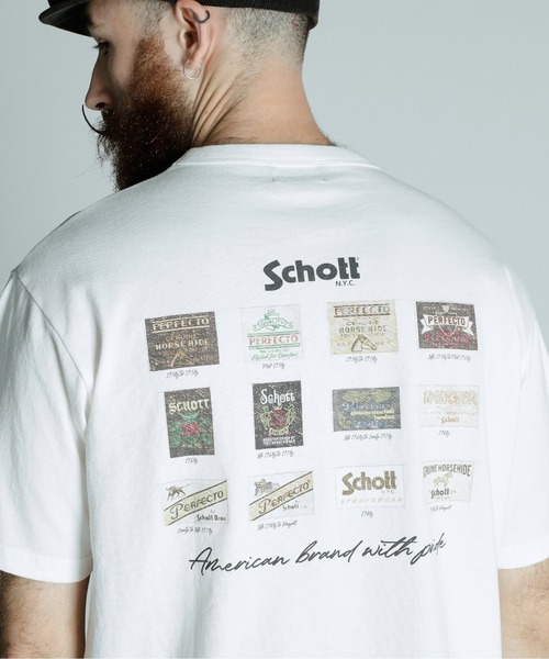 Schott N.Y.C tシャツ Schott/ショット/T-SHIRT ARCHIVE TAG