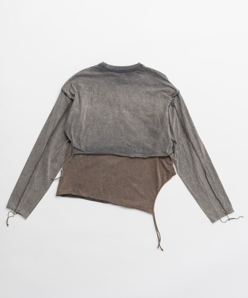 トップス prank.project layered long sleeve TEE PRANK PROJECT tシャツ レイヤードロングスリーブTEE / Layered