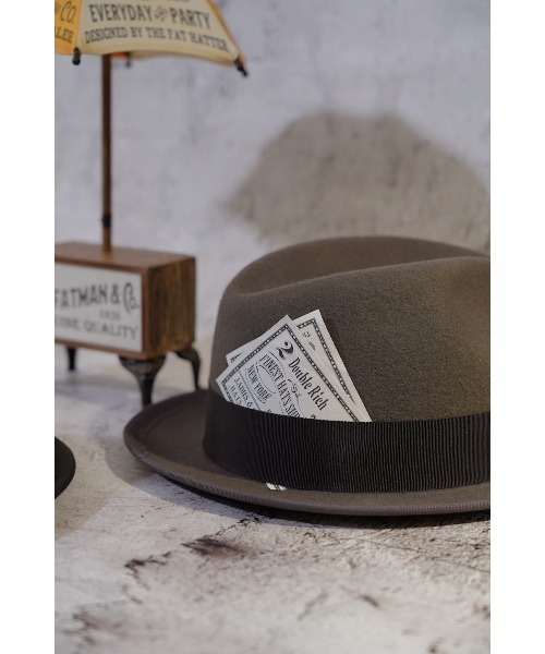 Mr.FATMAN 「MRFATMAN」 ハット L グレー メンズ : ZOZOTOWN Yahoo!店