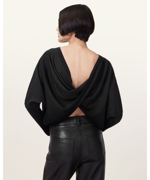ニット セーター JULIEANA V NECK WRAP JUMPER | JULIEANA Vネック ラップ ニット・セーター レディース