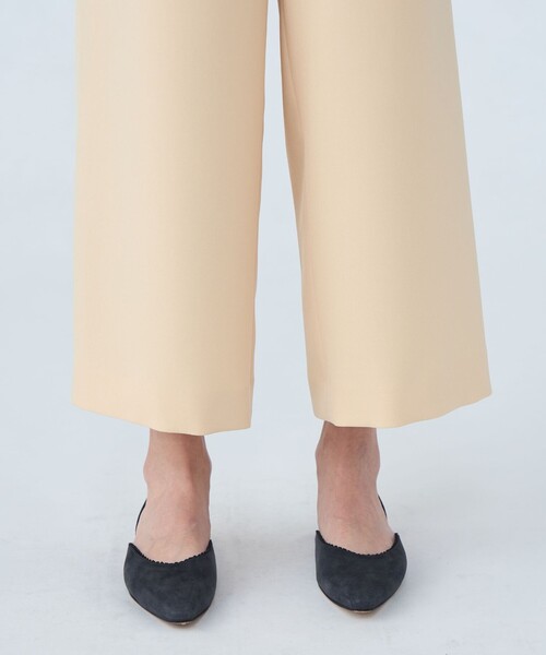 Ballsey セミワイドパンツ　新品超美品未開封 Ballsey パンツ パウダリーストレッチツイル セミワイドパンツ