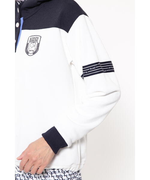 PINGレディース裏起毛プルオーバー PING トレーナー スウェット 「PING APPAREL」全方向ストレッチ
