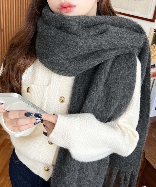 【美品】FENNEL 金ボタン ダブルポケット ジップニットカーディガン 9号 美品】FENNEL 金ボタン ダブルポケット ジップニットカーディガン 9号