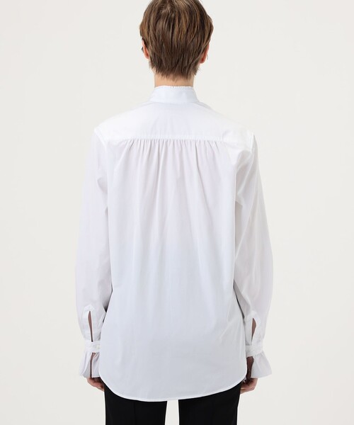 ブラウス シャツ BOURRIENNE BOUDOIR コットン スタンドカラーシャツ レディース BOURRIENNE ParisX ブラウス シャツ BOUDOIR コットン スタンド