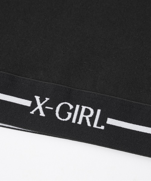 2点セット HOMME girls LOGO タンクトップ バイカー ショーツ BRA TOP（タンクトップ）｜X-girl（エックスガール）の