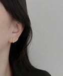 アレルギー対応 イヤリング blackdia ...の詳細画像1