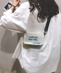 ショルダーバッグ バッグ クリアバッグ レタリ...の詳細画像3