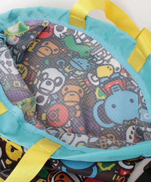 MILO リュック A BATHING APE リュック MILO ALL SAFARI MESH KNAPSACK キッズ