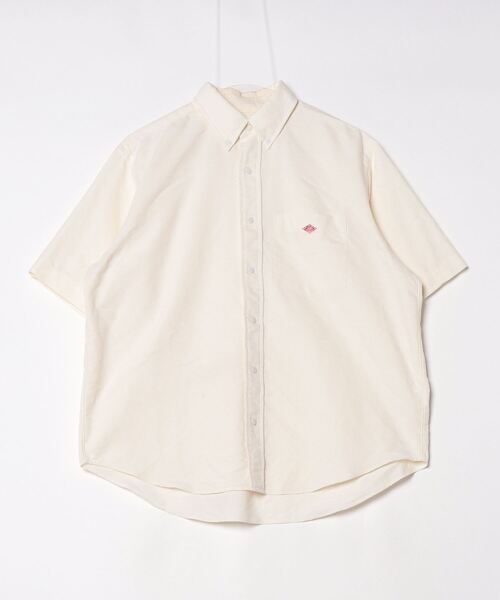 DANTON 半袖シャツ サイズ38 ベージュ　プルオーバー Danton 「DANTON」 半袖シャツ 38 ベージュ メンズ : ZOZOTOWN