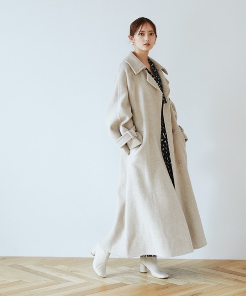 完売品 未使用 SNIDEL スナイデル リバーレディコート アイボリー 0 SNIDEL リバーレディコート ロングコート