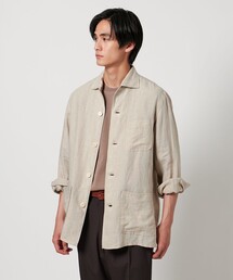 UNITED ARROWS シャツ LIBECO リネン シャツジャケット メンズ