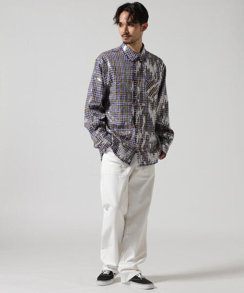 AFB シャツ AFB/エーエフビー/SPANGLE SHIRTS メンズ レディース