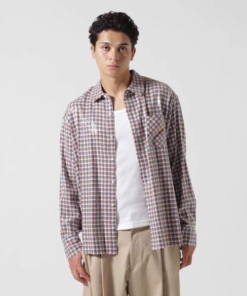 AFB シャツ AFB/エーエフビー/SPANGLE SHIRTS メンズ レディース