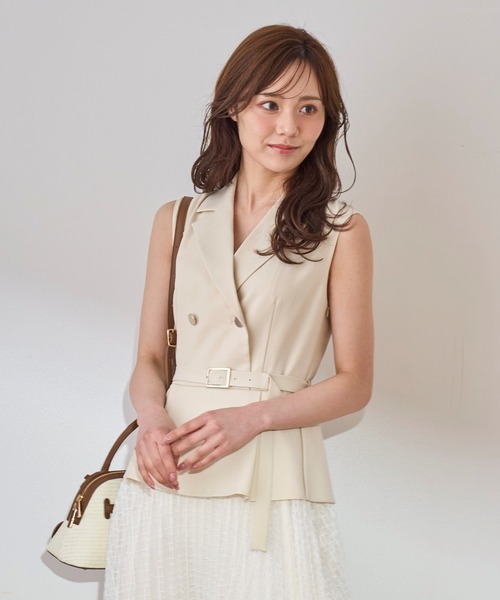 31 Sons de mode ワンピース 2025春夏新作 ジレドッキング
