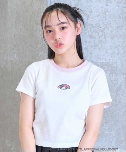 マイメロt LOVETOXIC tシャツ 「マイメロディ・クロミ」ちびT キッズ 子供