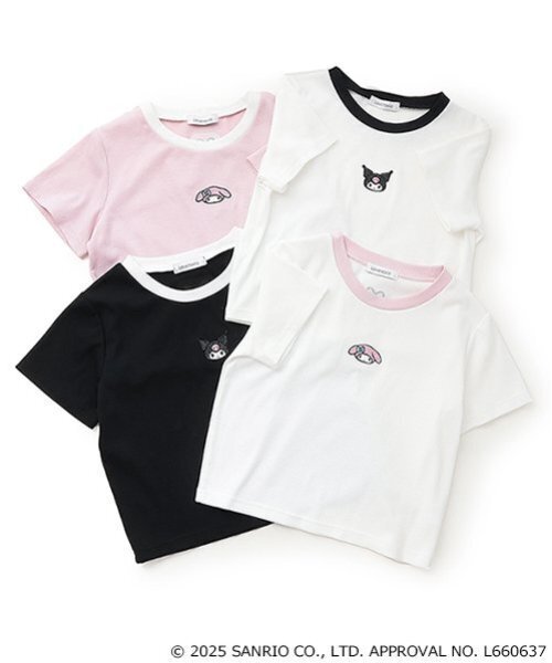 マイメロt LOVETOXIC tシャツ 「マイメロディ・クロミ」ちびT キッズ 子供