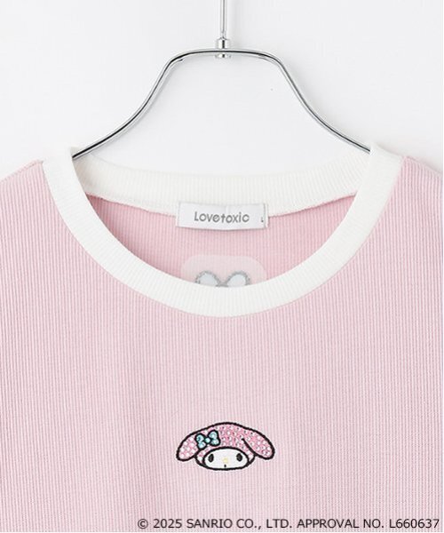 LOVETOXIC tシャツ 「マイメロディ・クロミ」ちびT キッズ 子供