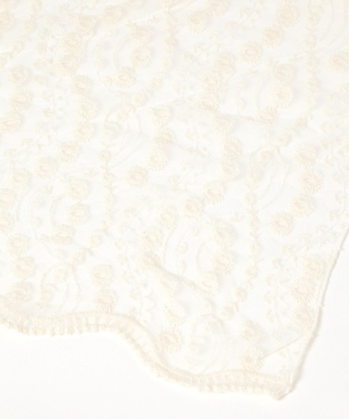 LEPSIM（レプシィム） スカーフ バンダナ 大判レーススカーフ 495476