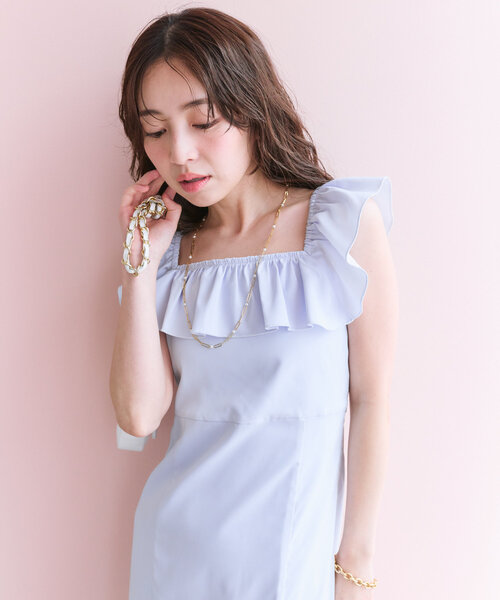 美品　2024ss La boutique BonBon ワンピース La boutique Bonbon ワンピース 「人気スタッフmiki監修・3