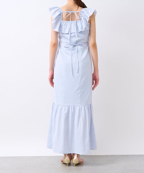 極美品 la boutique bonbon フリルトリムマーメイドワンピース La boutique BonBon｜【人気スタッフmiki監修・3サイズ展開あり