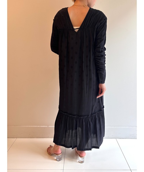 sara mallika（サラ マリカ） ワンピース CITY COLOR GATHER DRESS