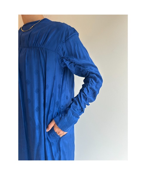 sara mallika（サラ マリカ） ワンピース CITY COLOR GATHER DRESS