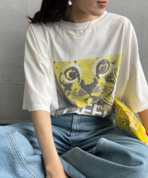 tシャツ 「REMI RELIEF/レミレリーフ」 別注 ビッグシルエット SP加工プリントTシャツ レディース メンズ REMI RELIEF tシャツ 「REMI RELIEF/レミレリーフ」 別注 ビッグ