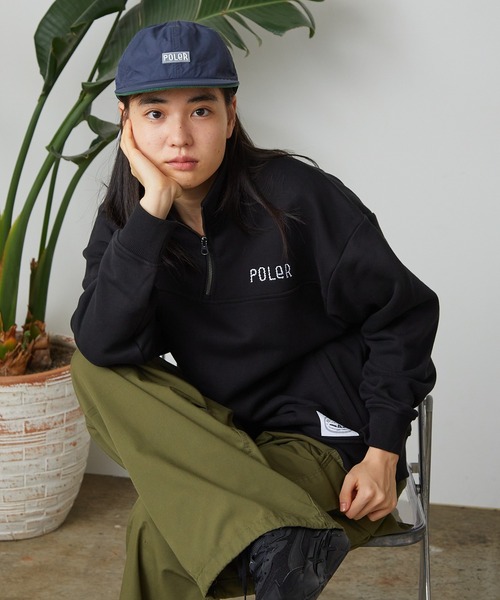 POLeR（ポーラー） トレーナー スウェット HEAVY WEIGHT HALF ZIP