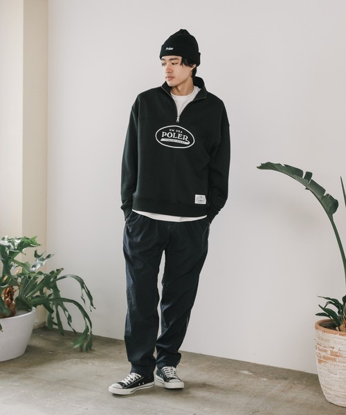 POLeR トレーナー スウェット POLeR/ポーラー HEAVY WEIGHT HALF